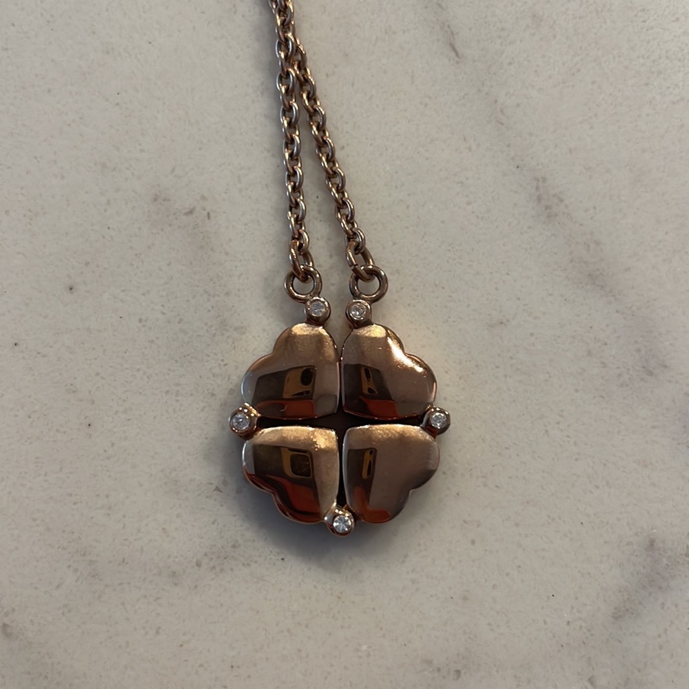 Folli Follie Necklace clover / heart shaped